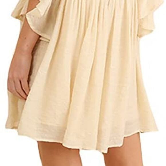 Umgee Boho Bliss Cream Floral Embroidered Dress - Picture 3 of 15